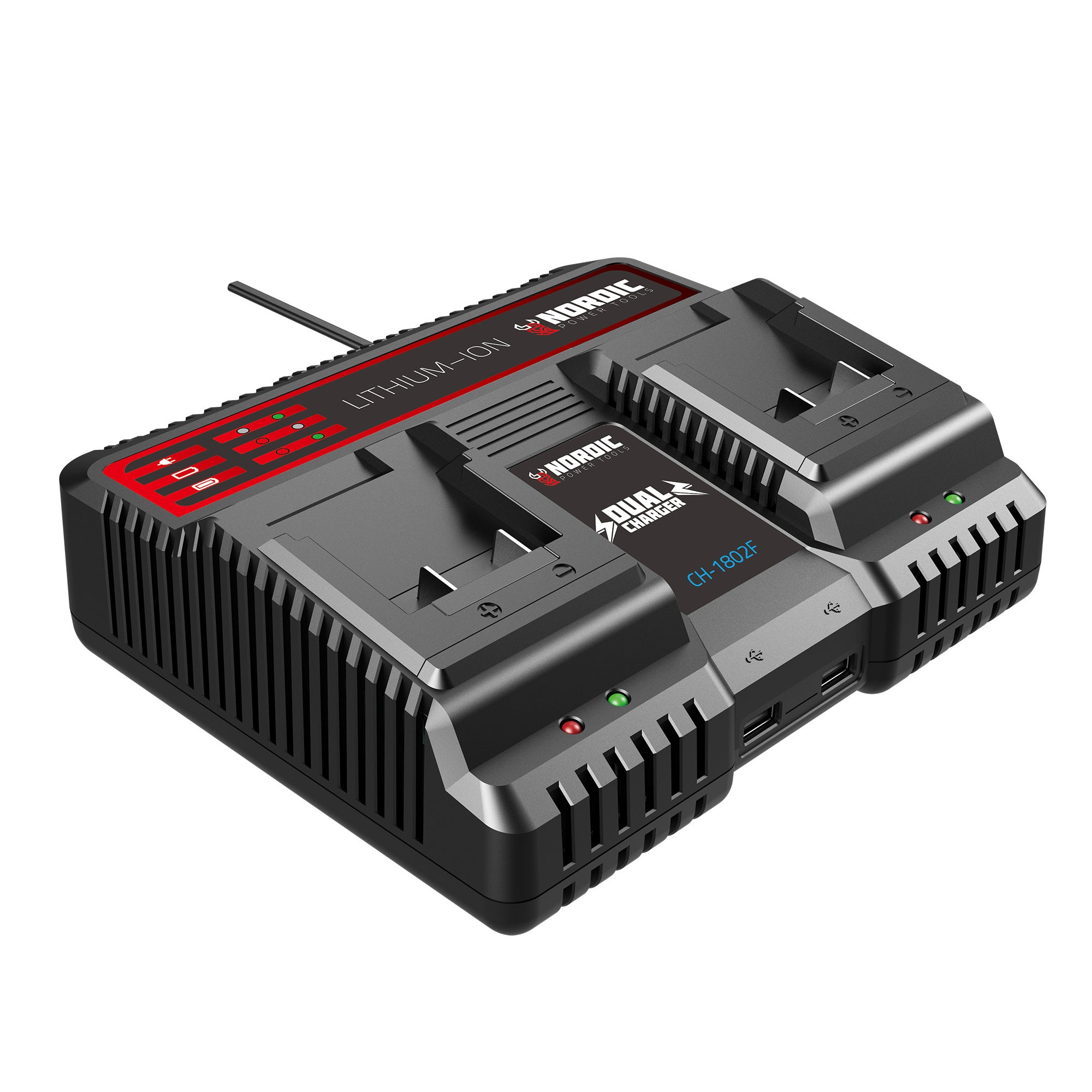 240w Smart Twin Charger For 18v Li ion Battery TopmaQ