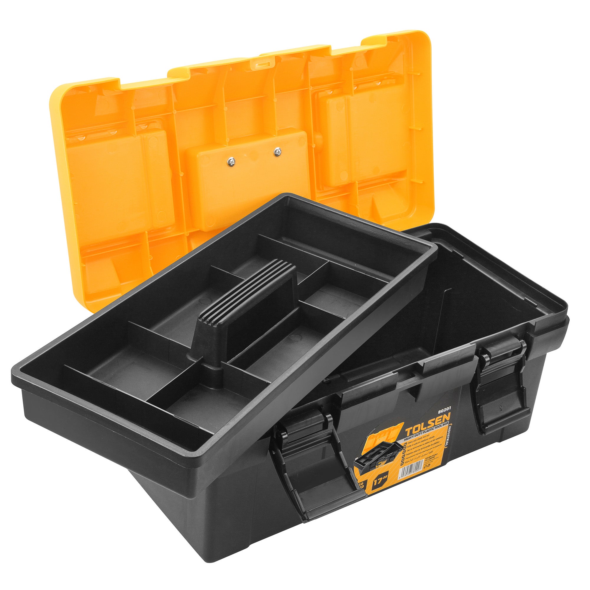 4-in-1 Plastic Tool Box Set