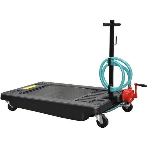 70L Oil Drainer Dolly with Hand Pump | Automotive & Workshop | TopmaQ