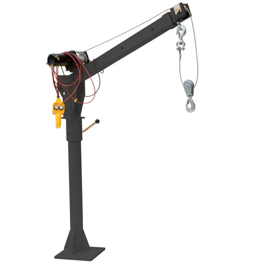 800kg Electric Ute Deck Swivel Crane | Automotive & Workshop | TopmaQ