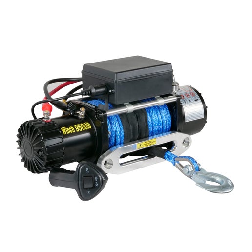 9500lb 12v Atv Winch (synthetic Rope) | TopmaQ