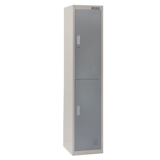 Locker Cabinet 2 Door Steel Narrow | TopmaQ