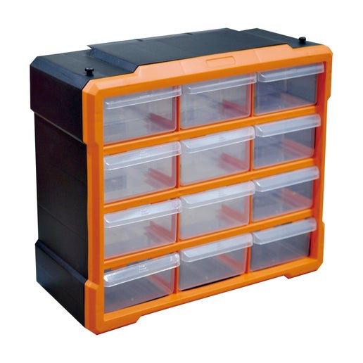 Plastic Bin Organizer 12-drawers | TopmaQ