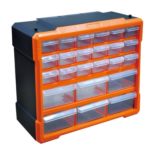 Plastic Bin Organizer 24-drawers | TopmaQ