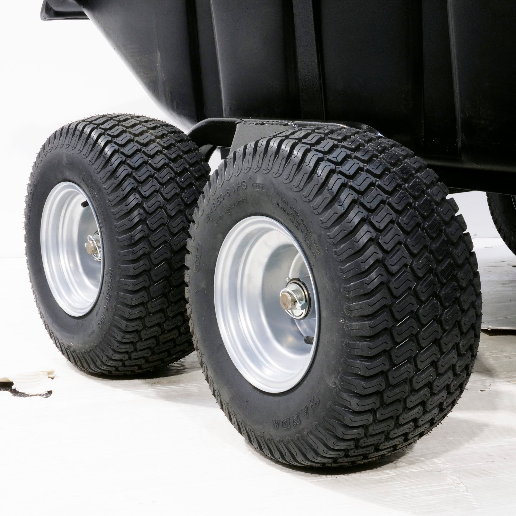 Mower cheap trailer wheels